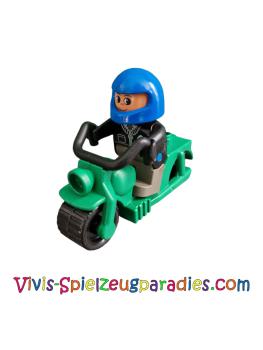 Lego Duplo motorcycle (dupmc) green